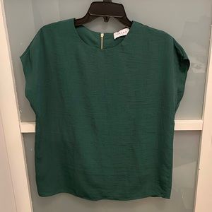 Gilli blouse, dark green, size small, new, never worn
